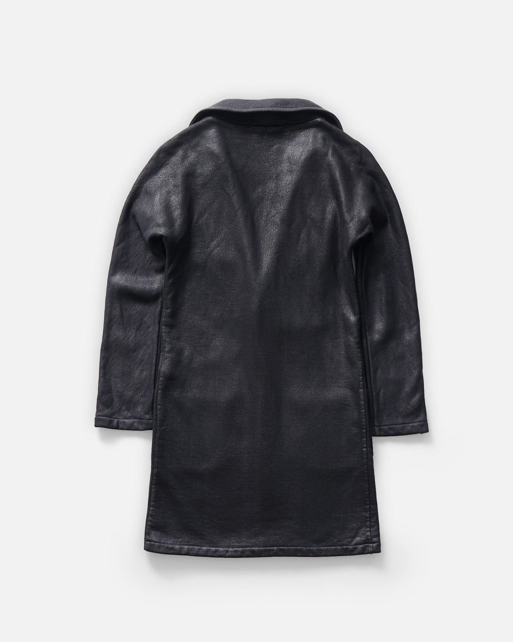 Coated Sweatshirt Jacket