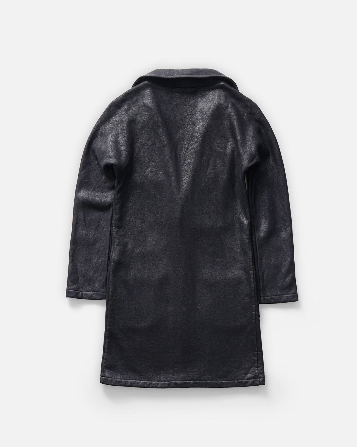 Coated Sweatshirt Jacket