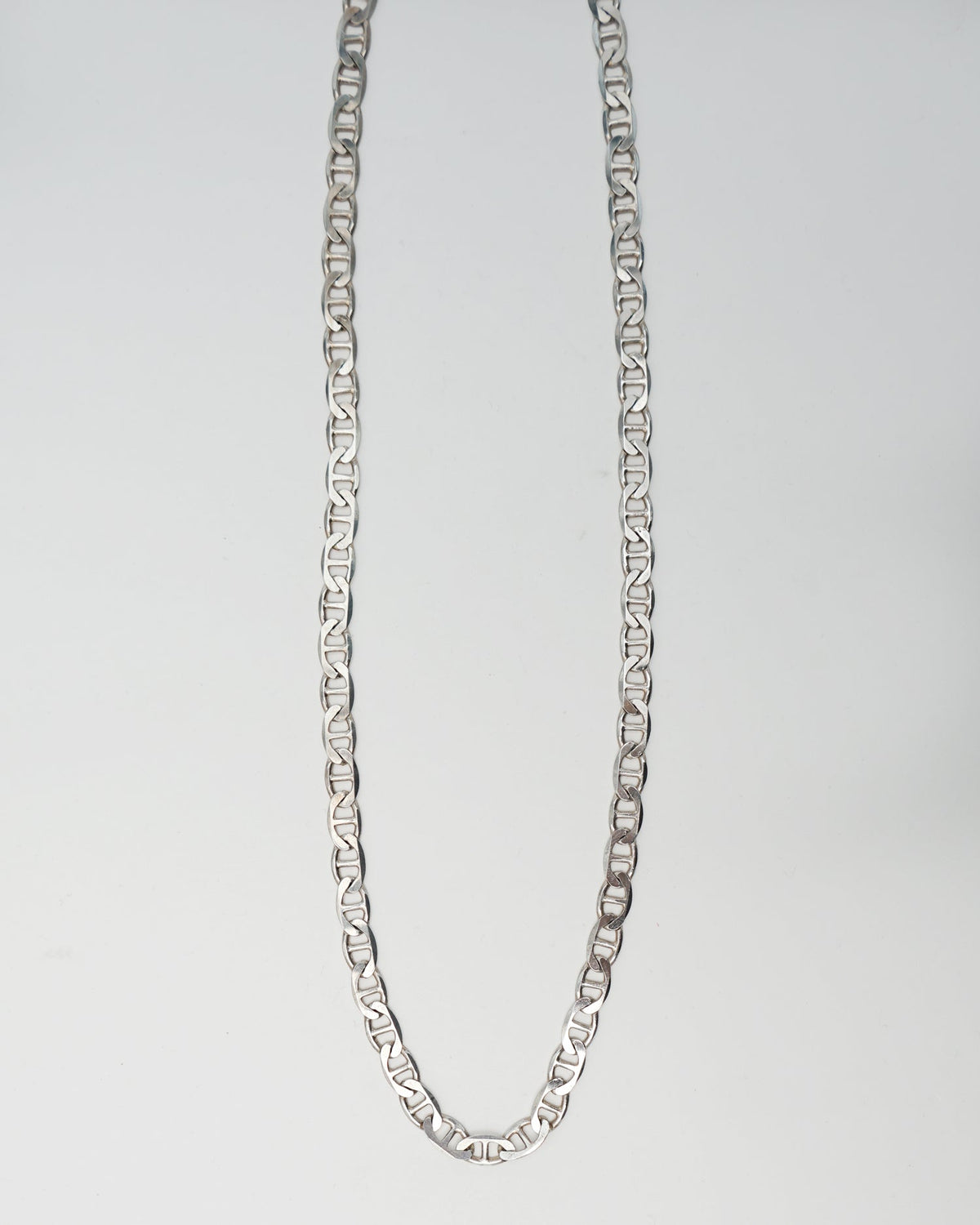 Silver Anchor Chain Necklace