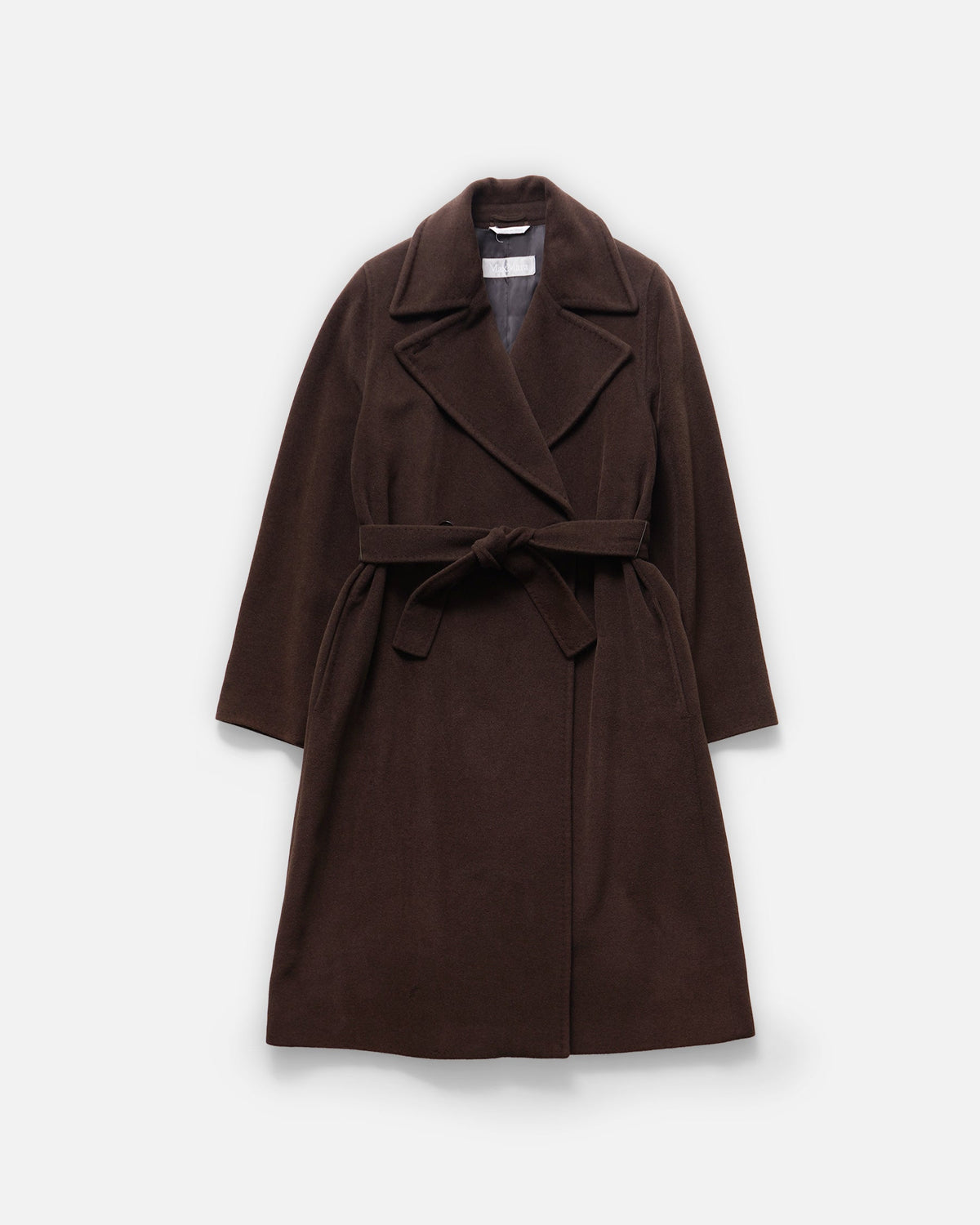 Angora / Wool Coat w/ Belt