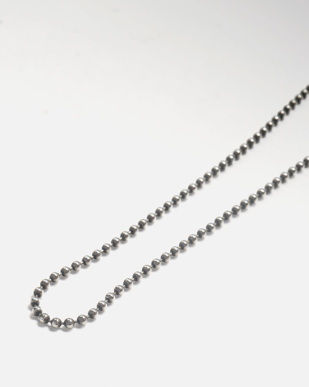 Silver Ball Chain Necklace