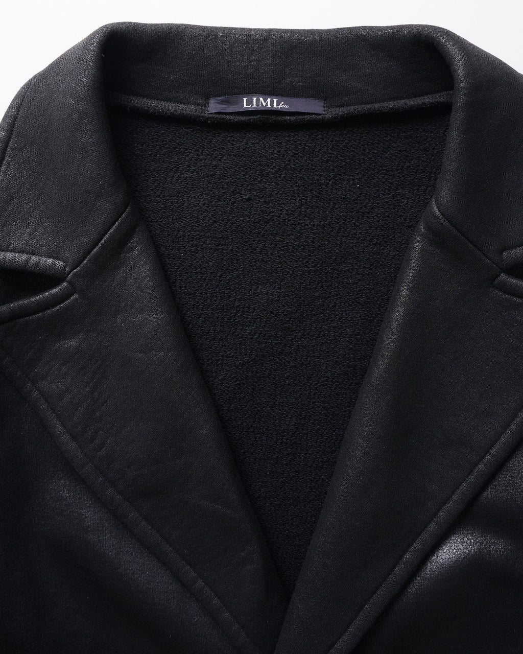 Coated Sweatshirt Jacket