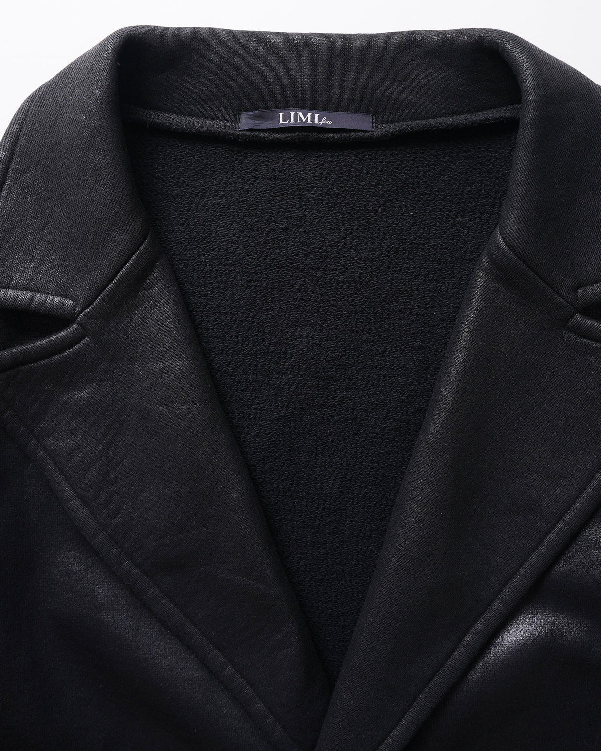 Coated Sweatshirt Jacket
