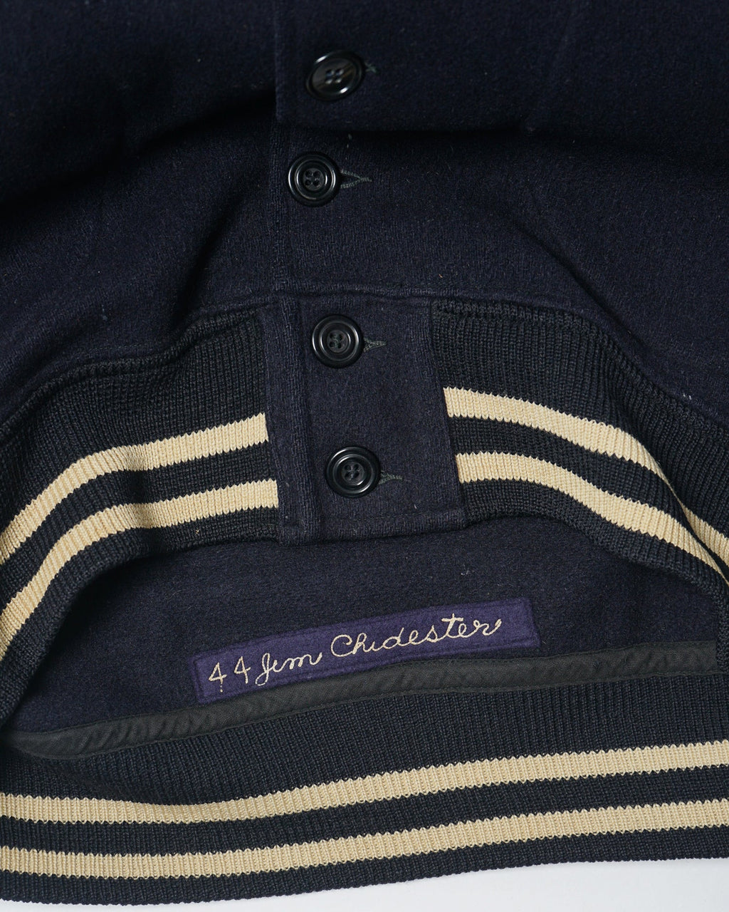 40's Athletic Equipment Wool Button Up Varsity Jacket
