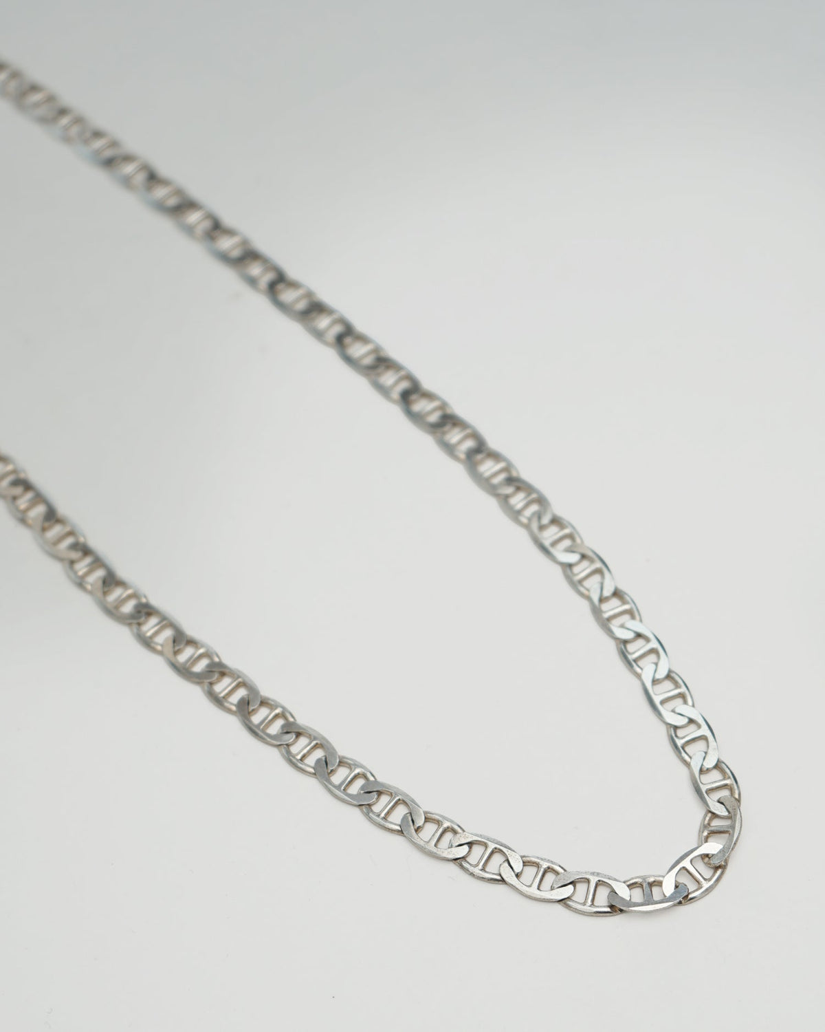 Silver Anchor Chain Necklace