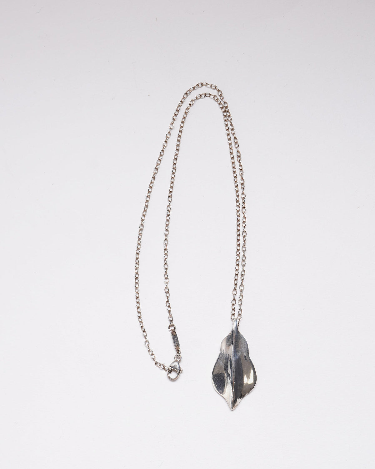 Silver Leaf Necklace