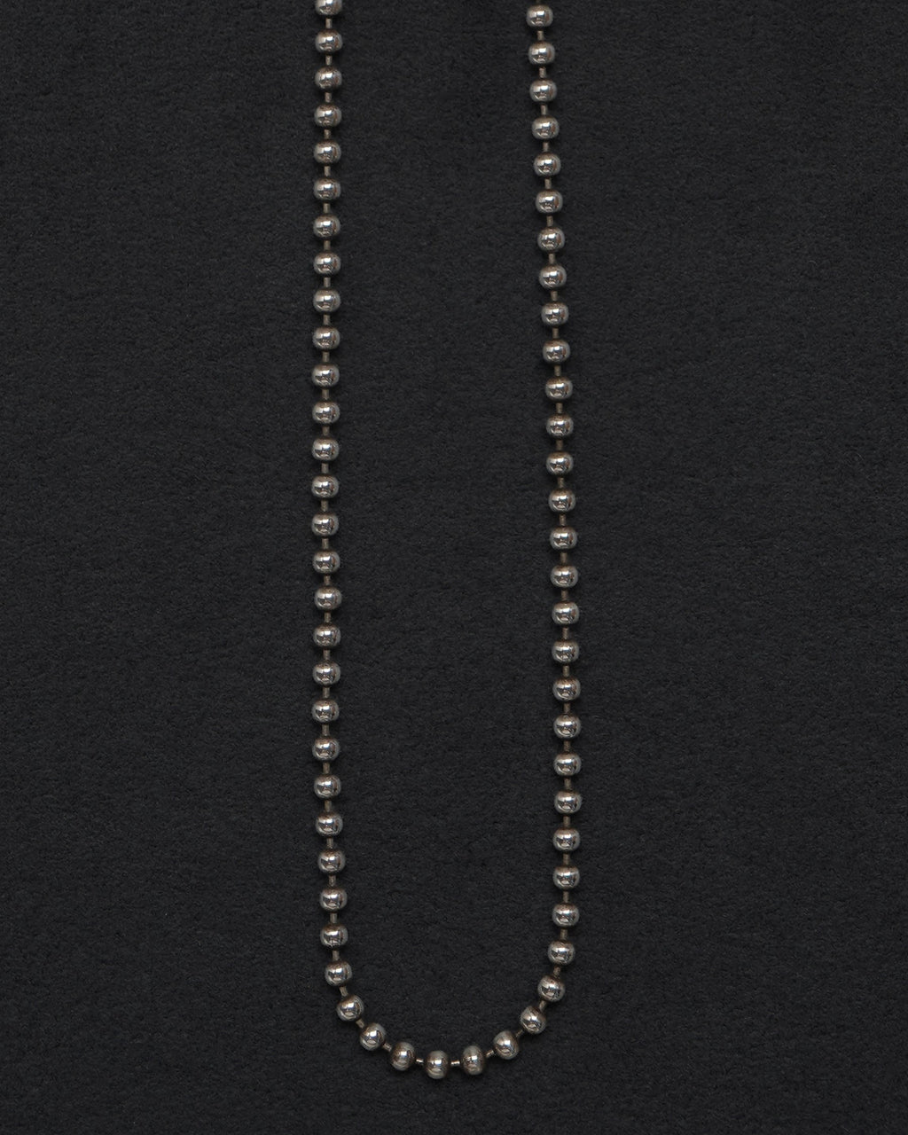 Silver Ball Chain Necklace