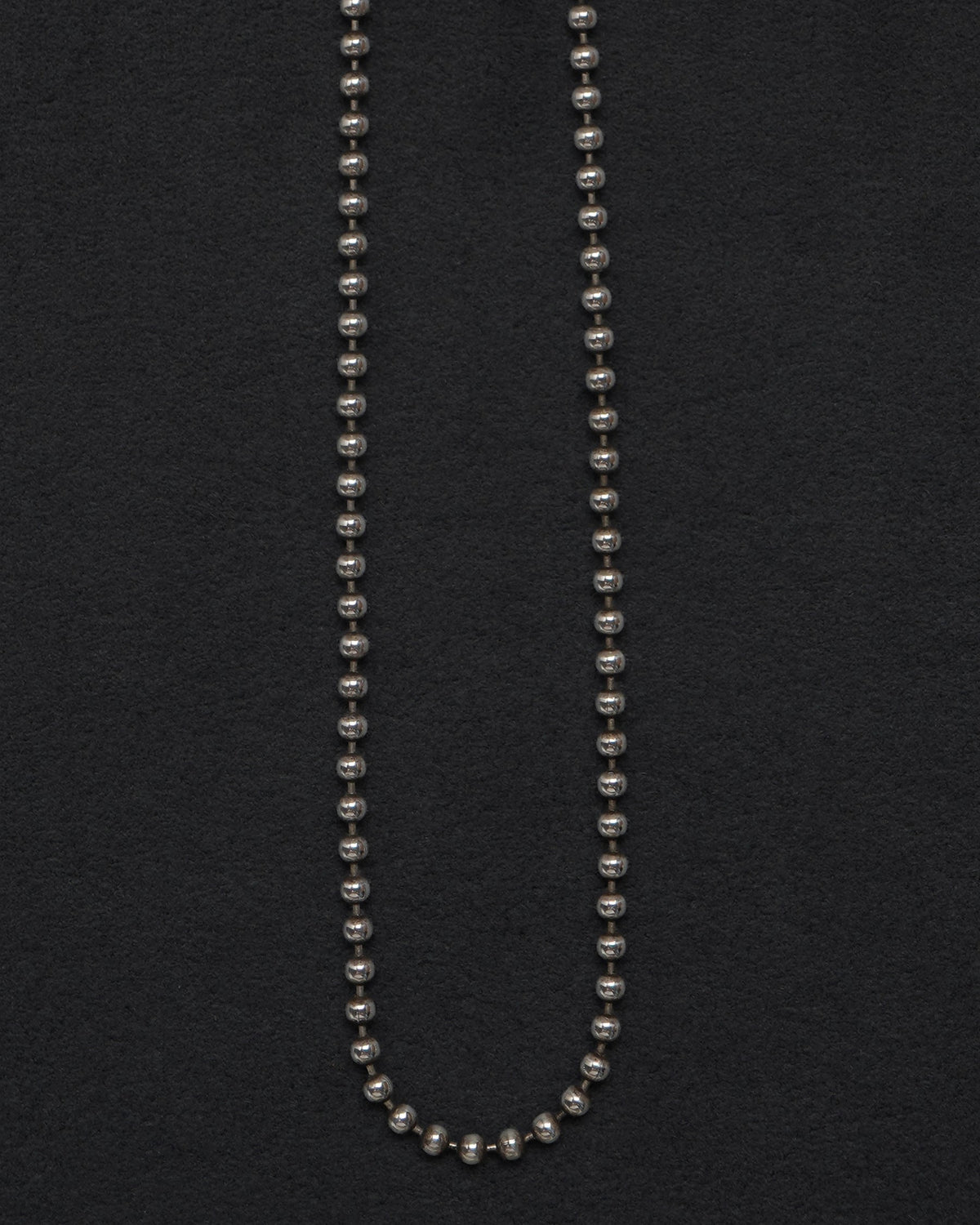 Silver Ball Chain Necklace