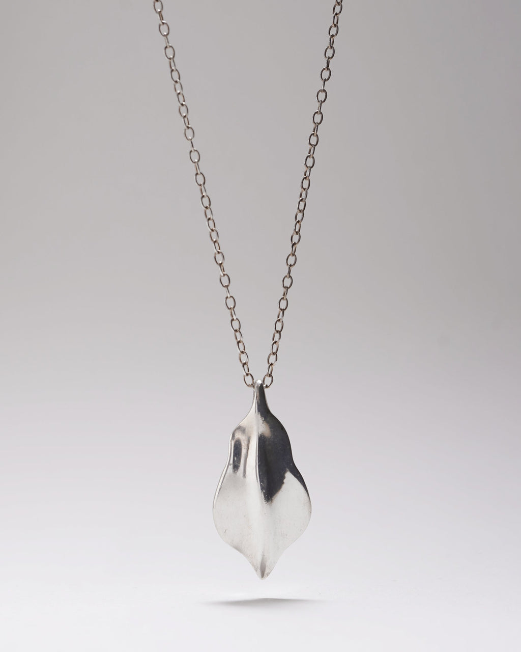 Silver Leaf Necklace