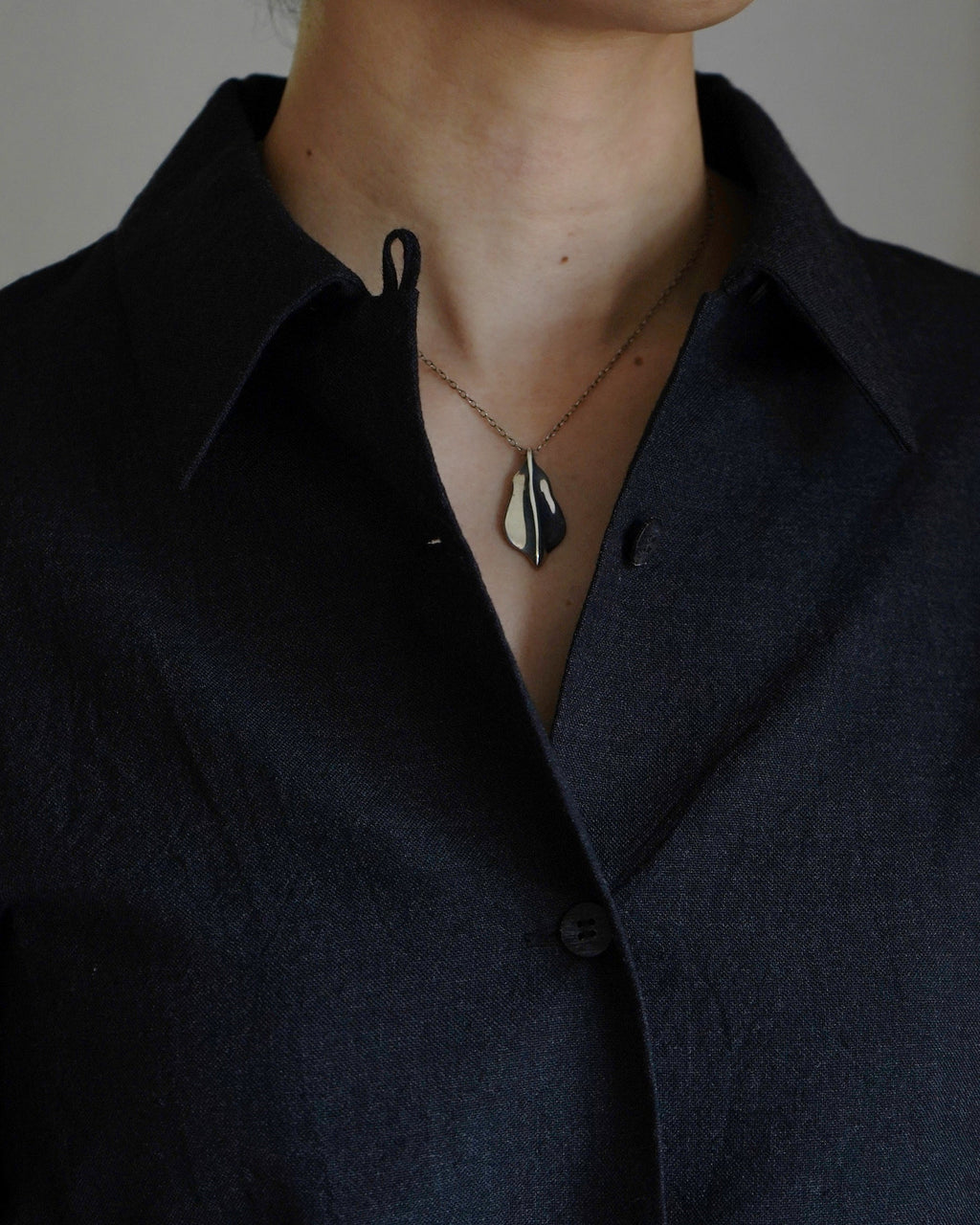 Silver Leaf Necklace