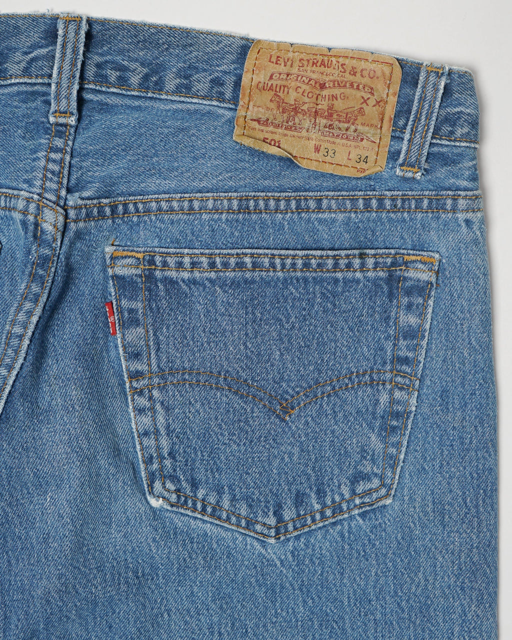 501 Straight Fit Denim Pants / size: 31