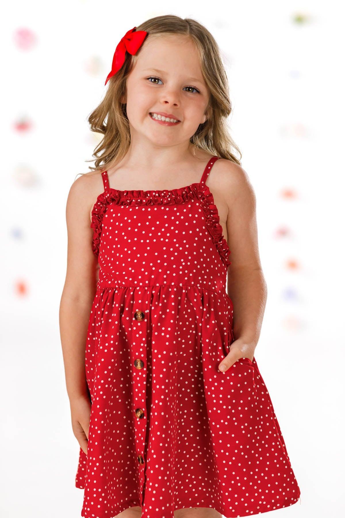 Mom & Me - Red Polka Dot Dress
