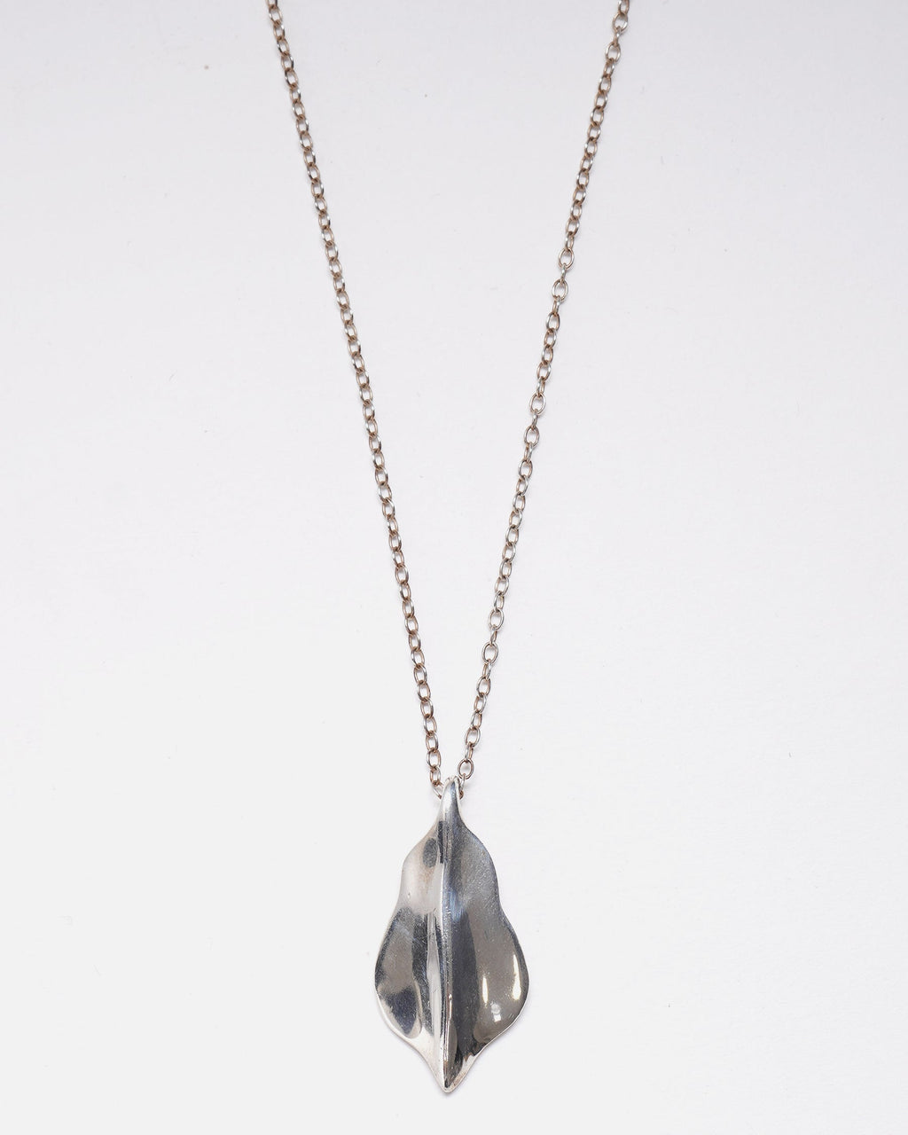 Silver Leaf Necklace