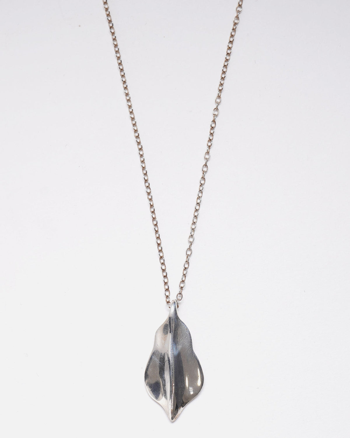 Silver Leaf Necklace