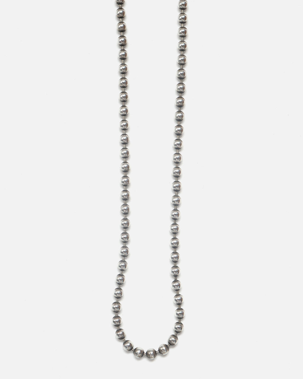 Silver Ball Chain Necklace