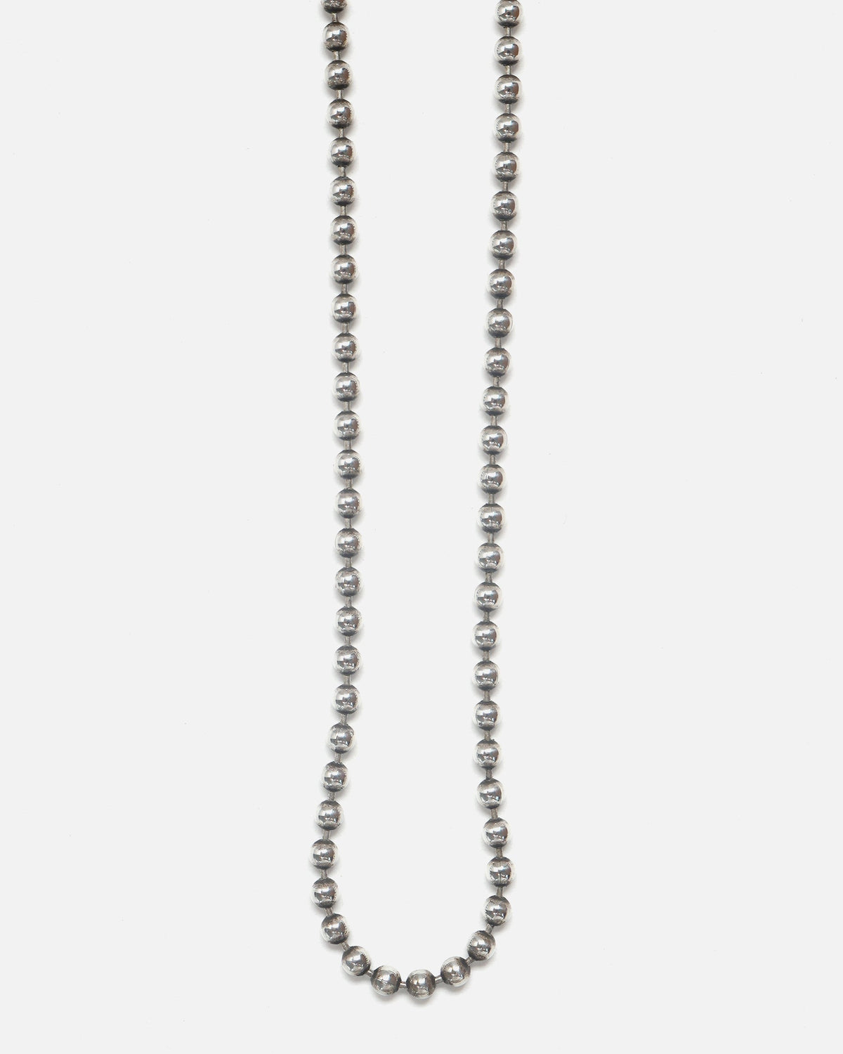 Silver Ball Chain Necklace