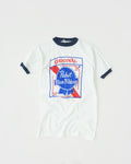 Blue Ribbon Cotton Ringer Tee