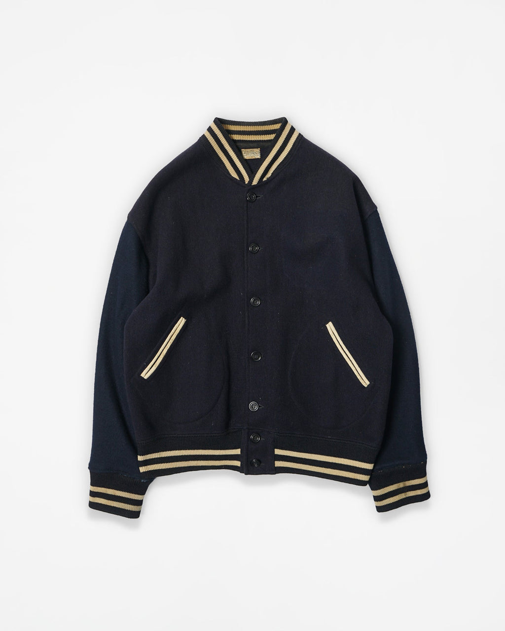 40's Athletic Equipment Wool Button Up Varsity Jacket