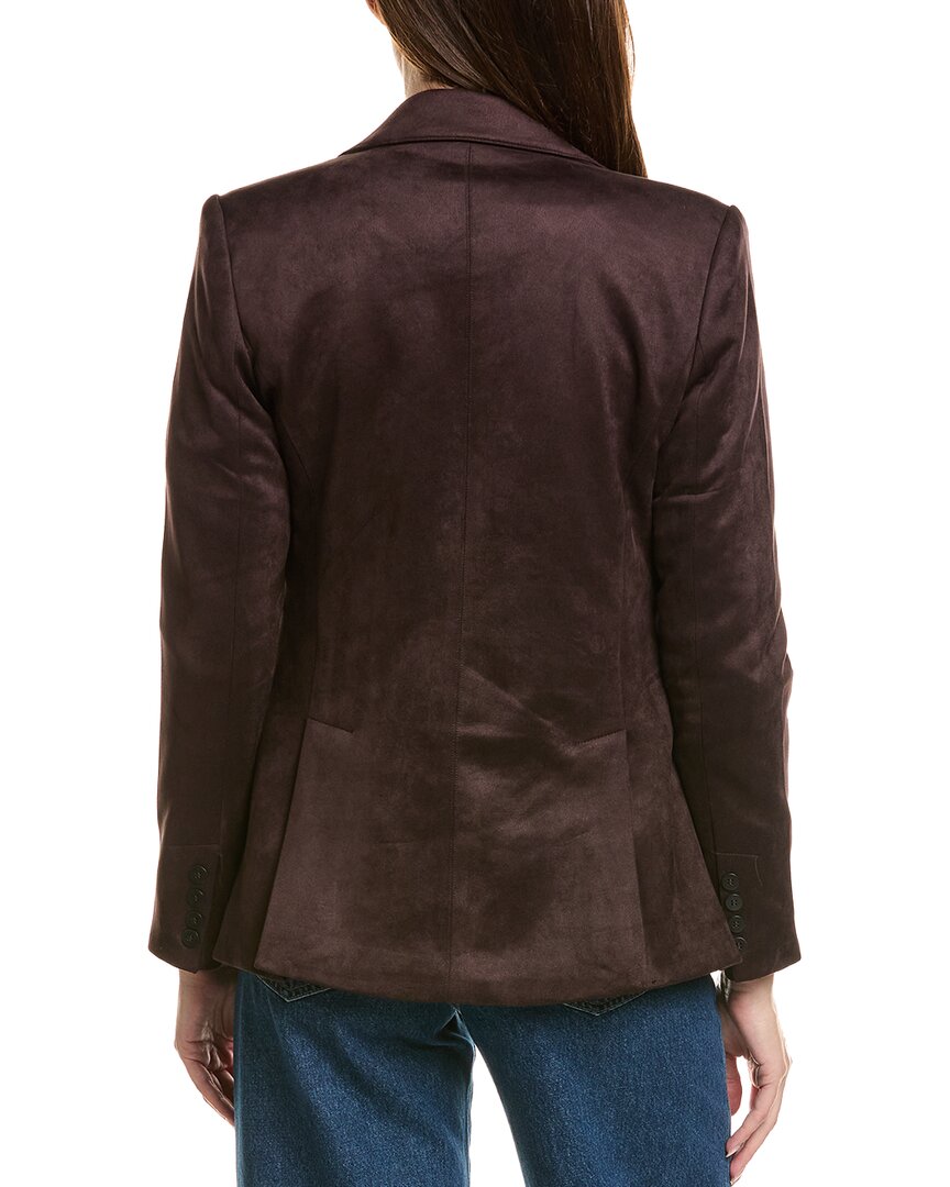 T Tahari Faux Suede Blazer