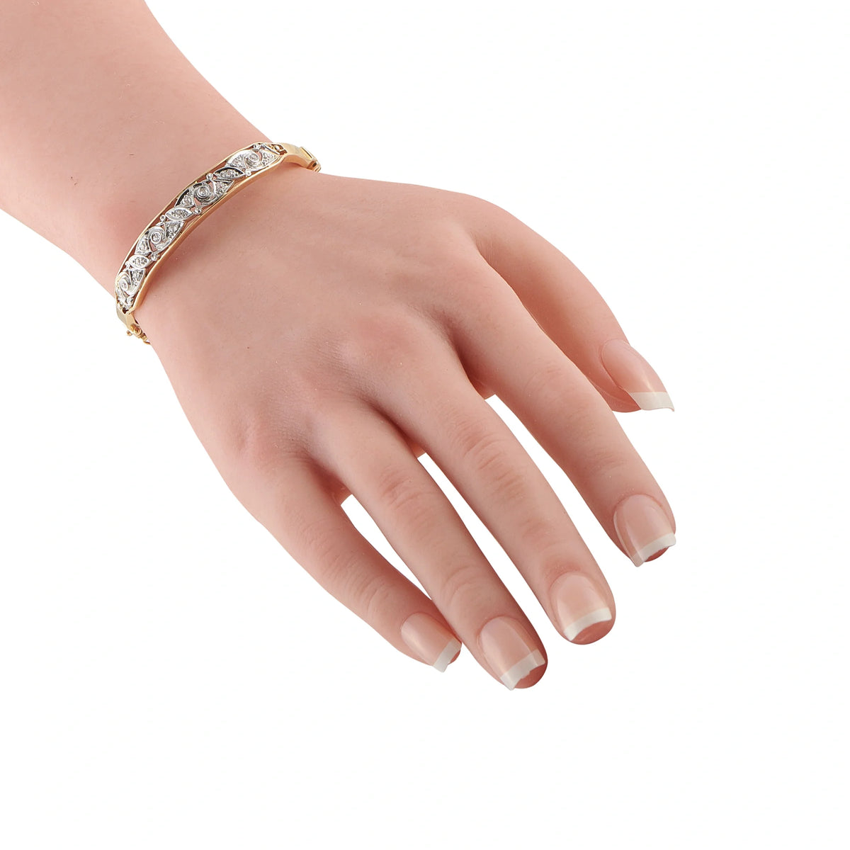 LB Exclusive Vintage 14K Yellow Gold 0.30ct Diamond Bracelet MF01-071626