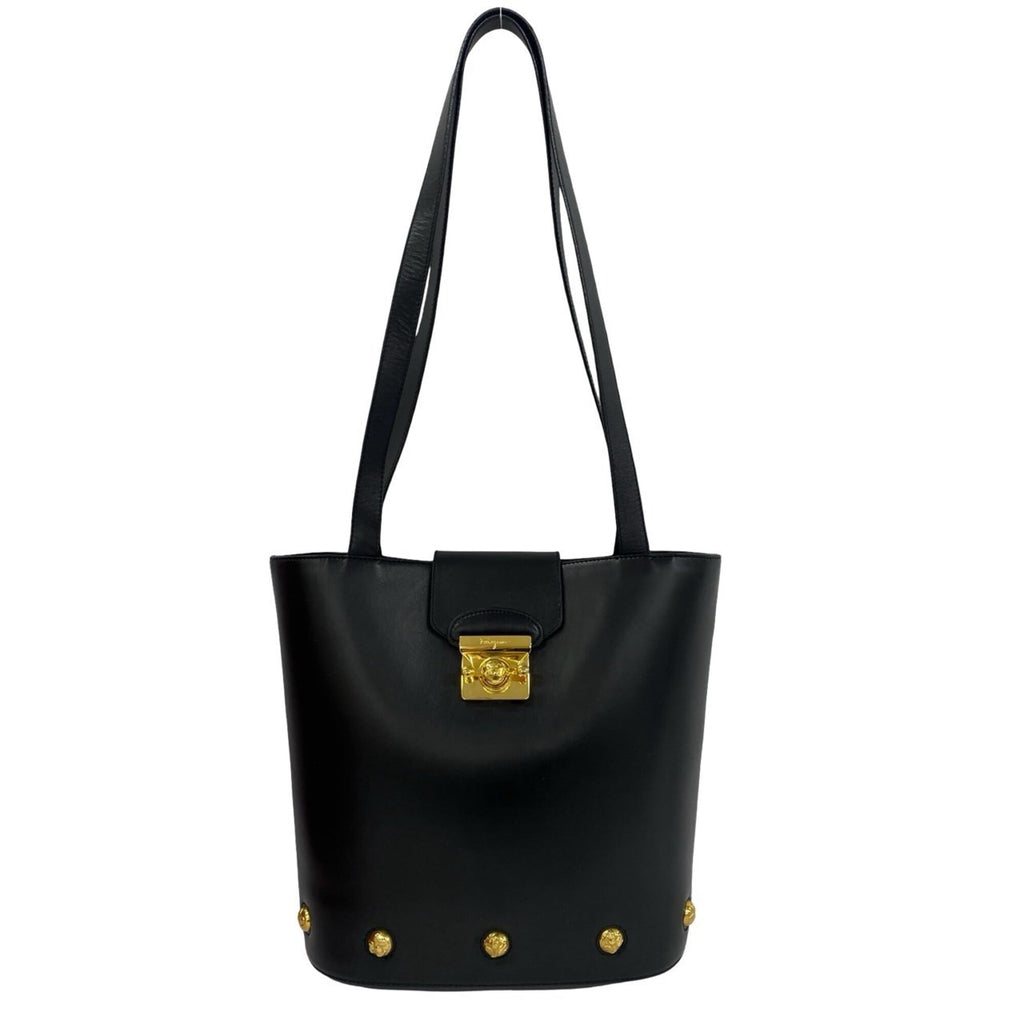Salvatore Ferragamo Leather Shoulder Bag (Pre-Owned)