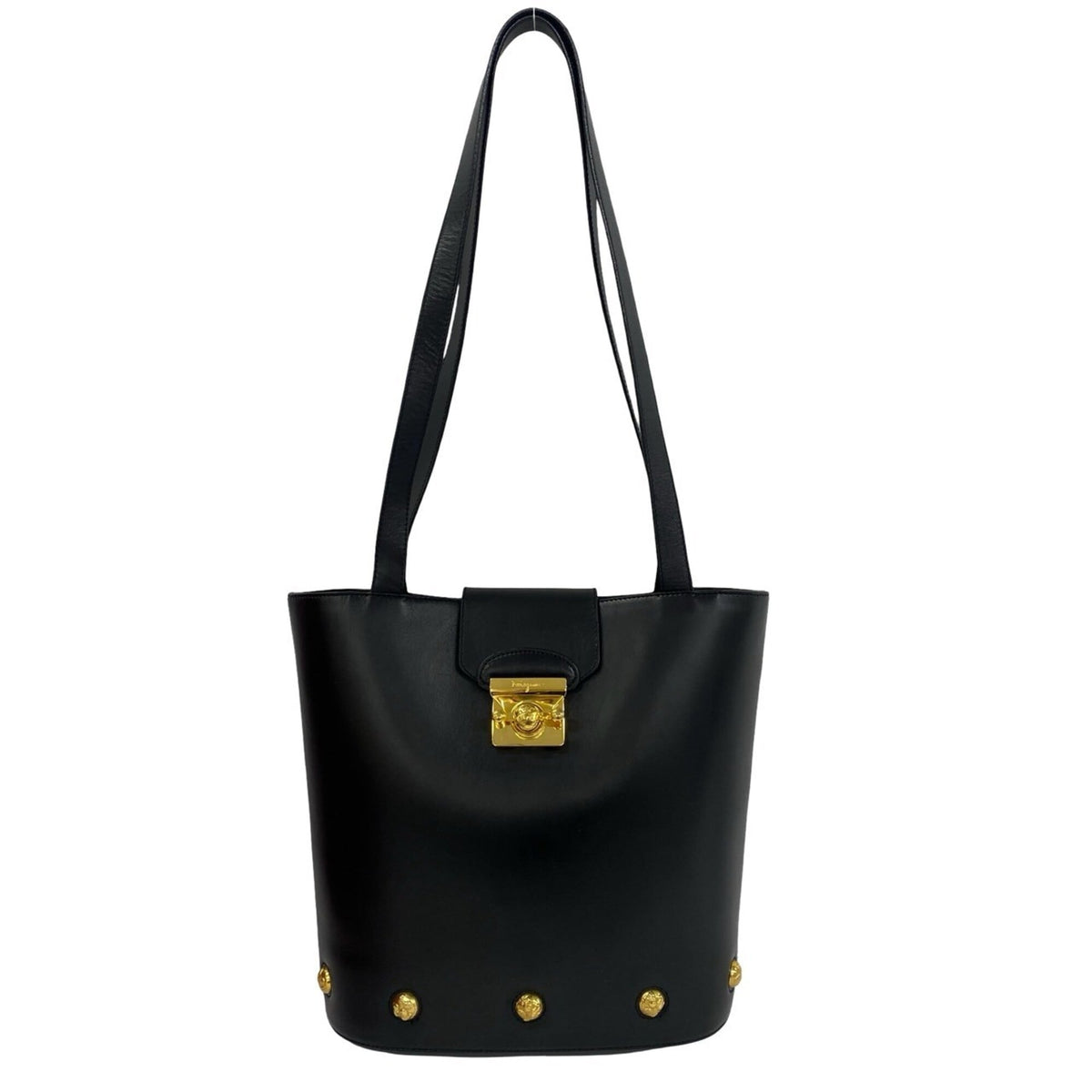 Salvatore Ferragamo Leather Shoulder Bag (Pre-Owned)