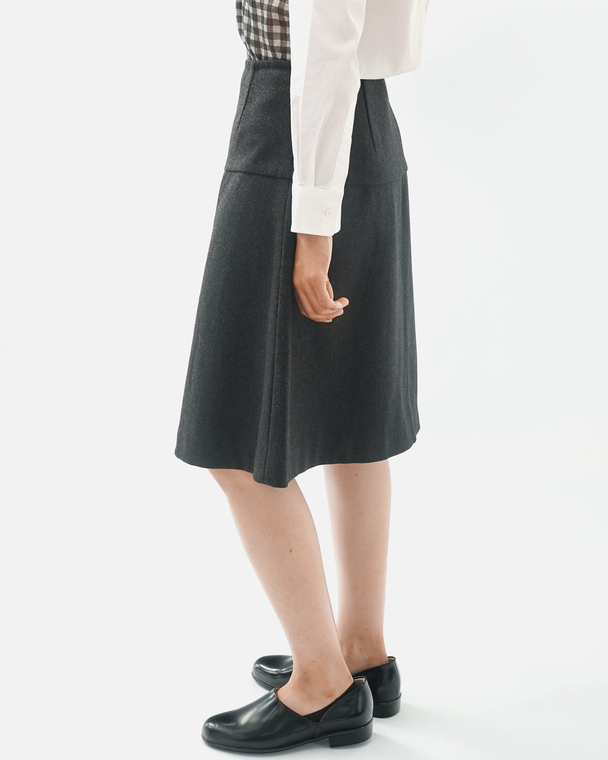 Trapezoid Skirt / Size: W26
