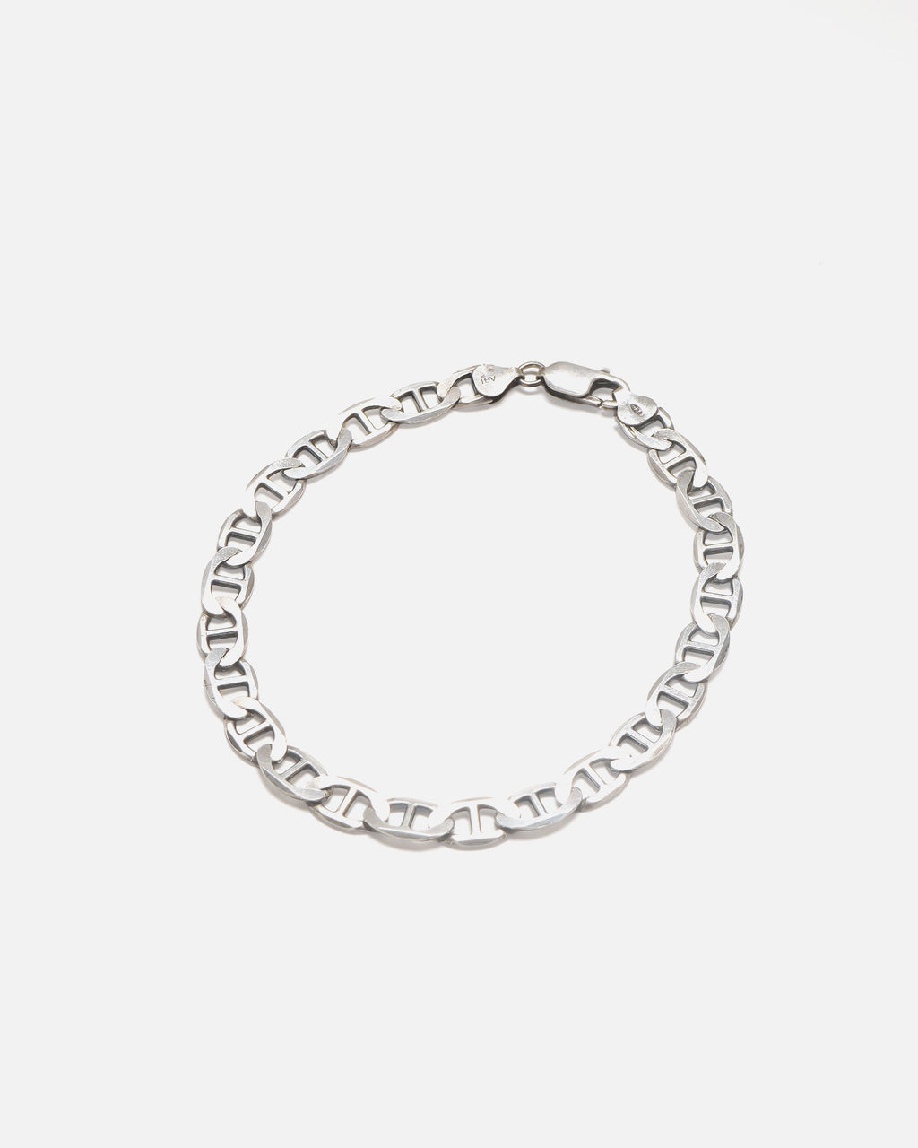 Silver Anchor Chain Bracelet