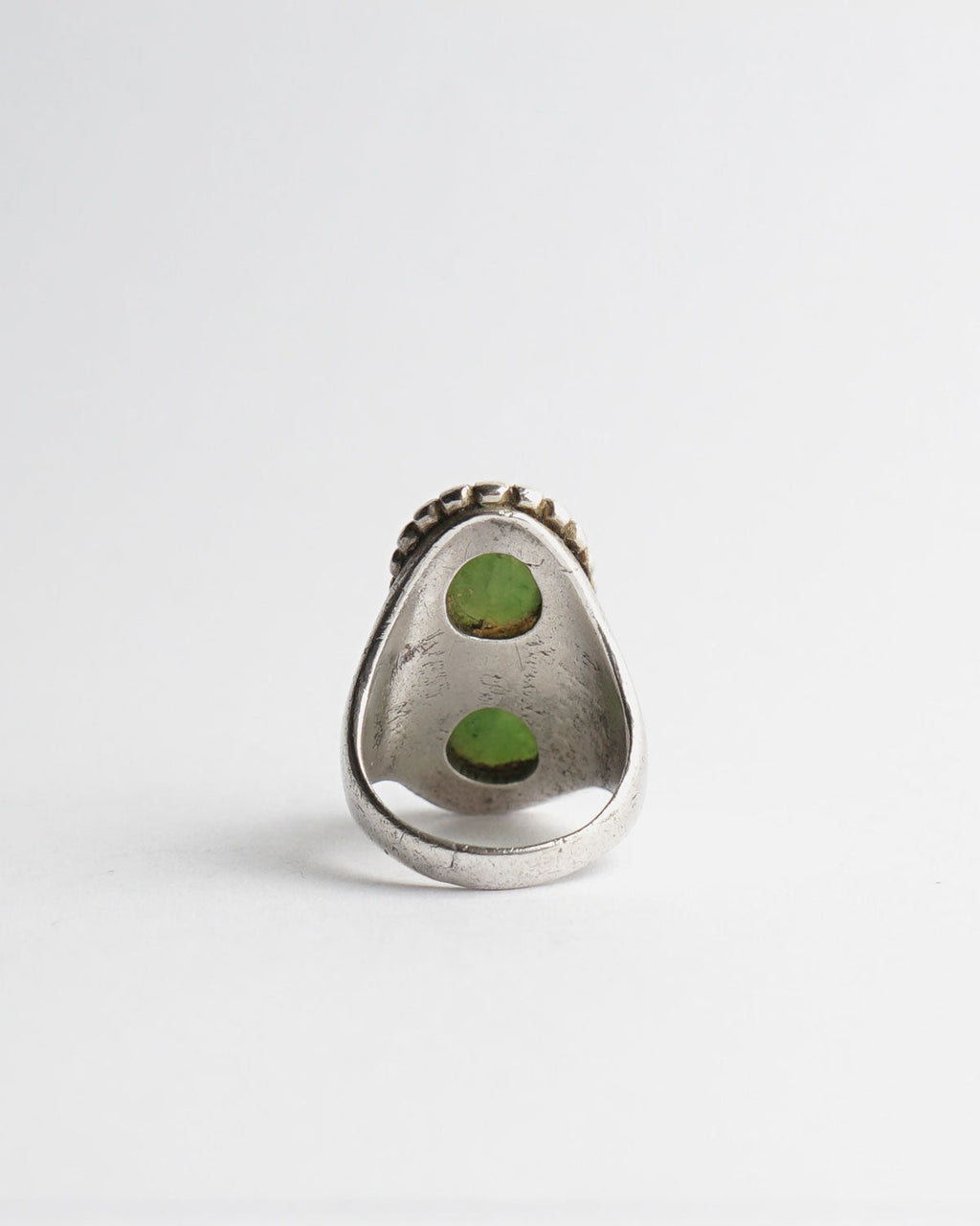 Silver x Natural Stone Ring / size: 11