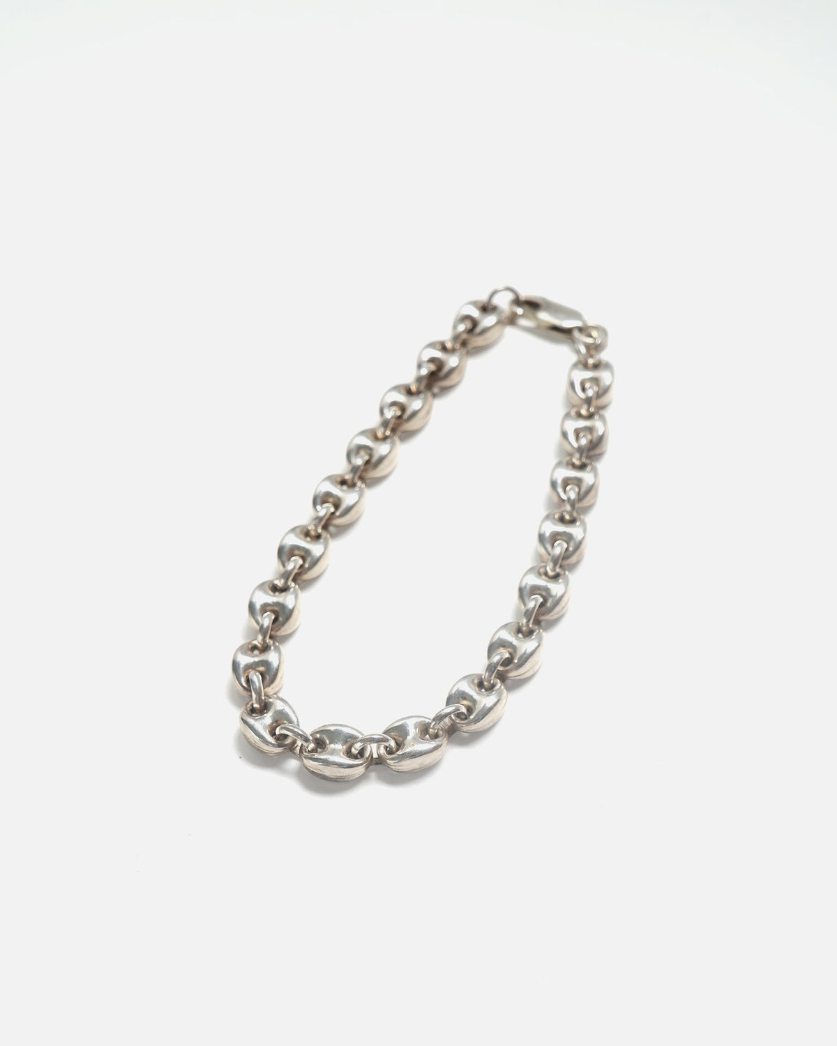 Silver Anchor Chain Bracelet