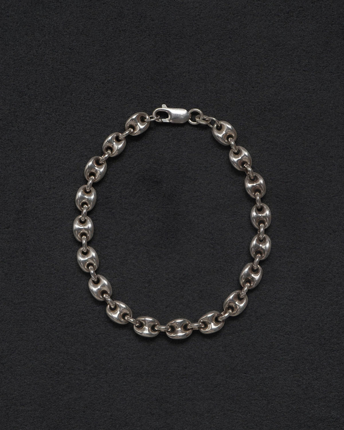 Silver Anchor Chain Bracelet