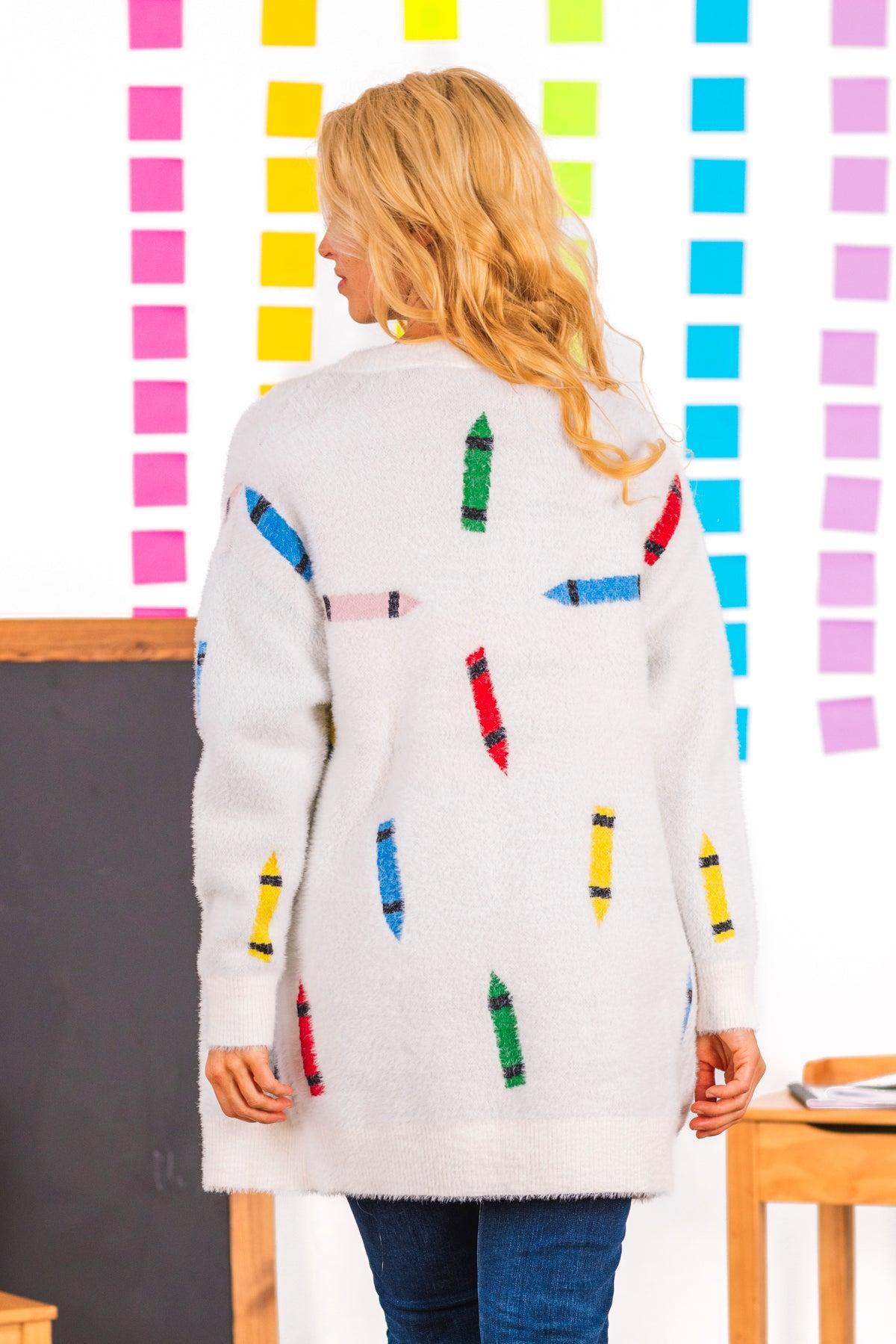Mom & Me - Crayon Cardigan