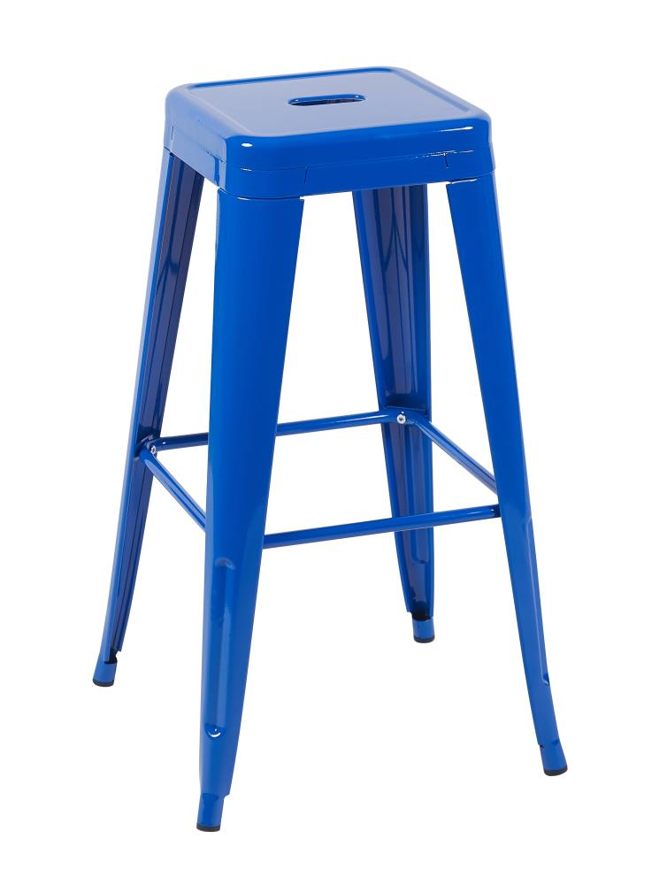 Contemporary Metal Barstools with Detachable Construction