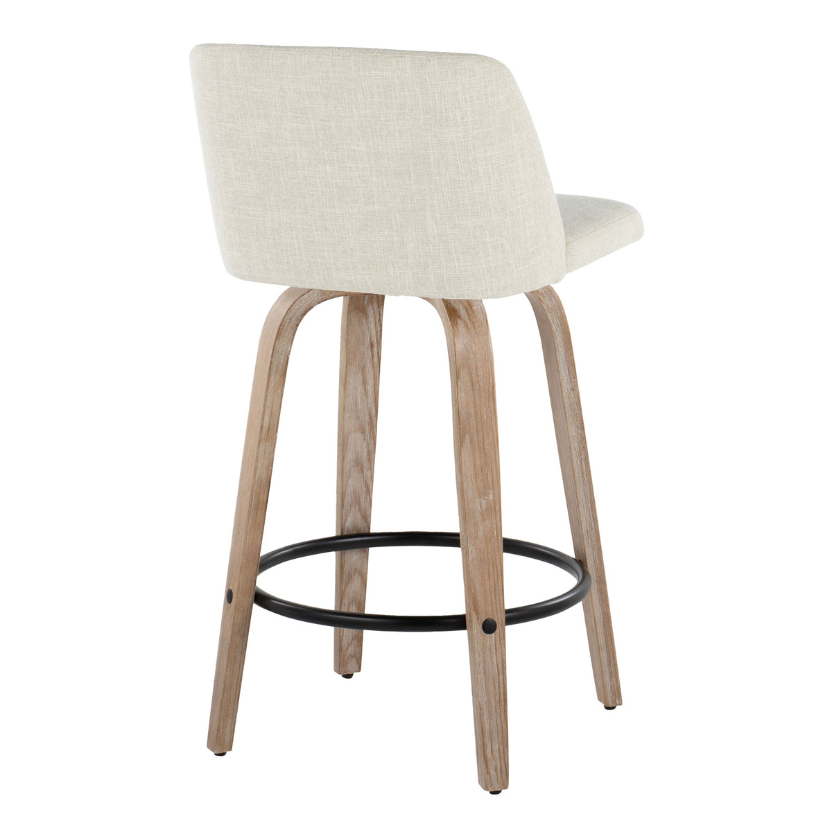 Contemporary Upholstered Island Chairs Set of 2