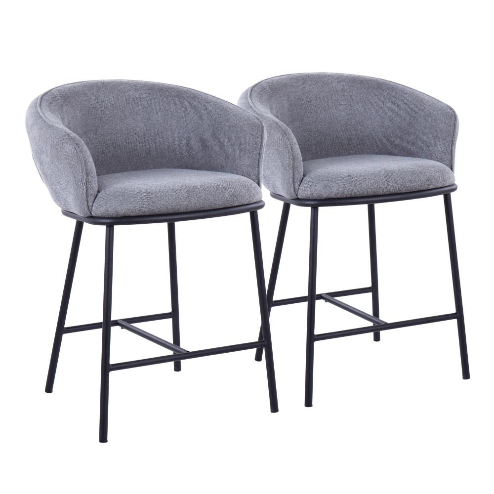 Modern Steel Frame Counter Seating