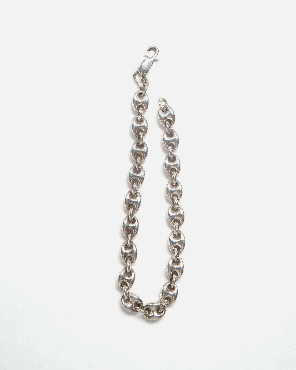 Silver Anchor Chain Bracelet