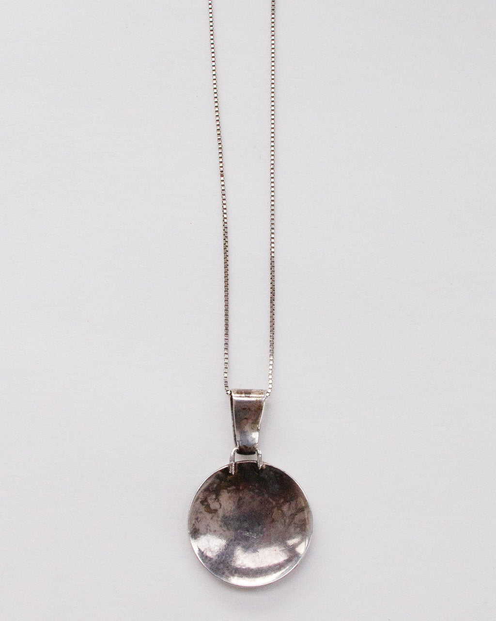 Silver Chain Necklace w/ Charm