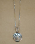 Silver Chain Necklace w/ Charm