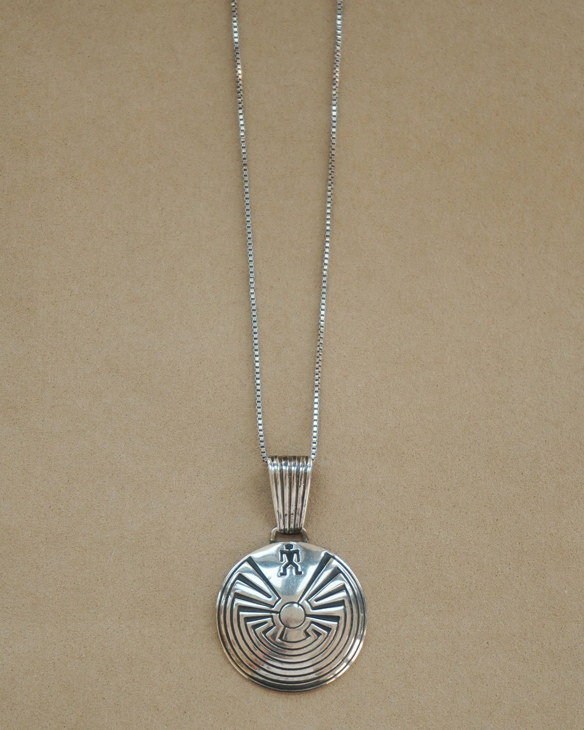 Silver Chain Necklace w/ Charm