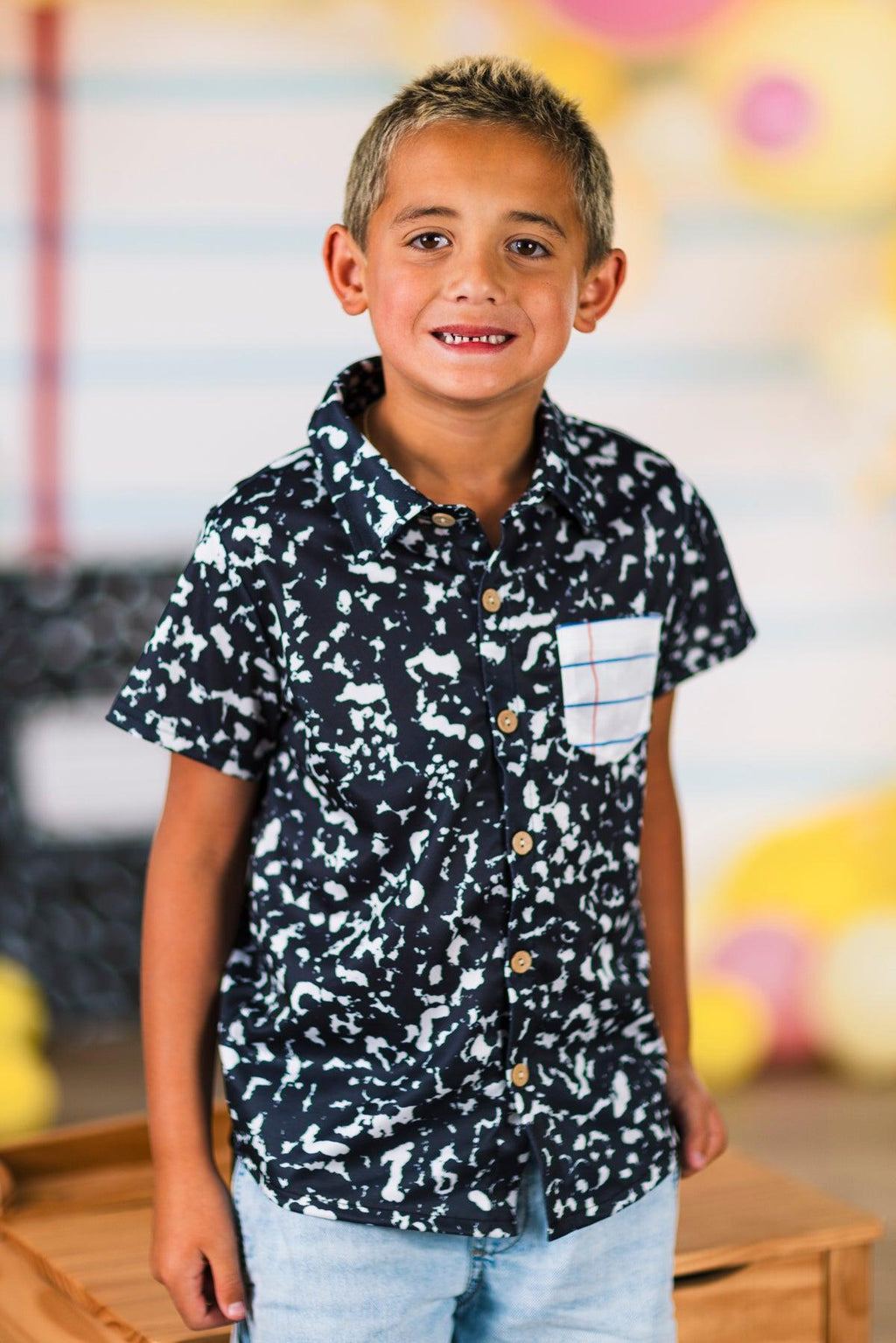 Composition Notebook Button Down Top