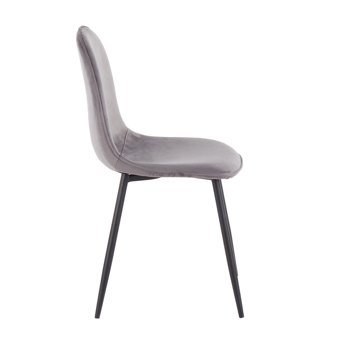 Contemporary Accent Seating Pair with Cushioned Seats  - Set of 2
