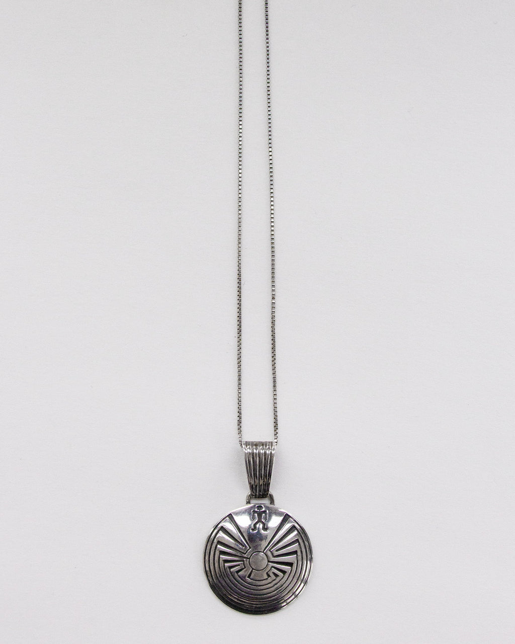 Silver Chain Necklace w/ Charm