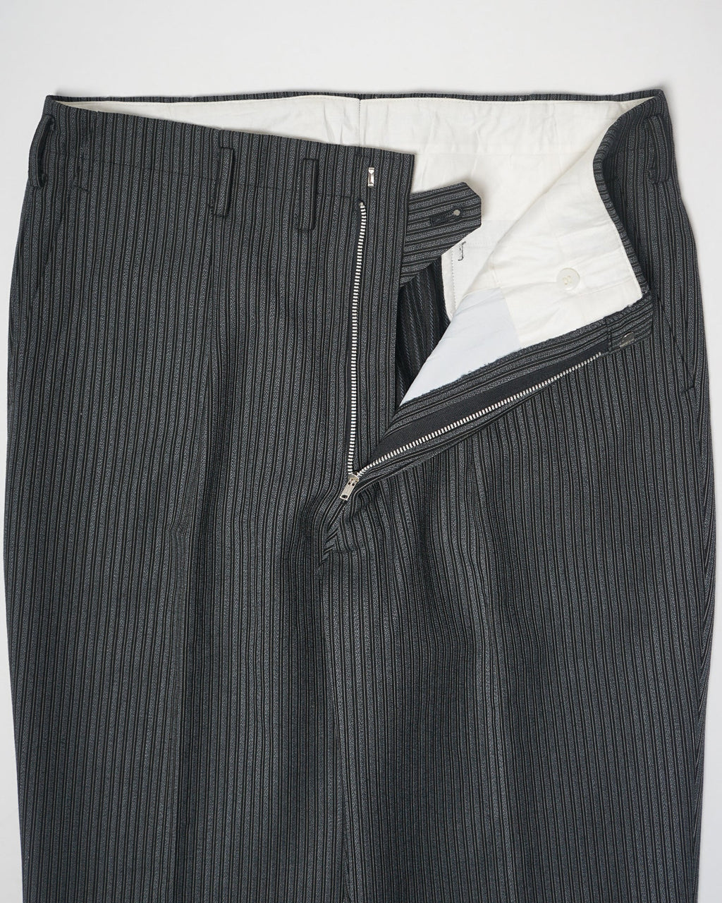 1960’s Stripe Wool Trousers / Size: 32