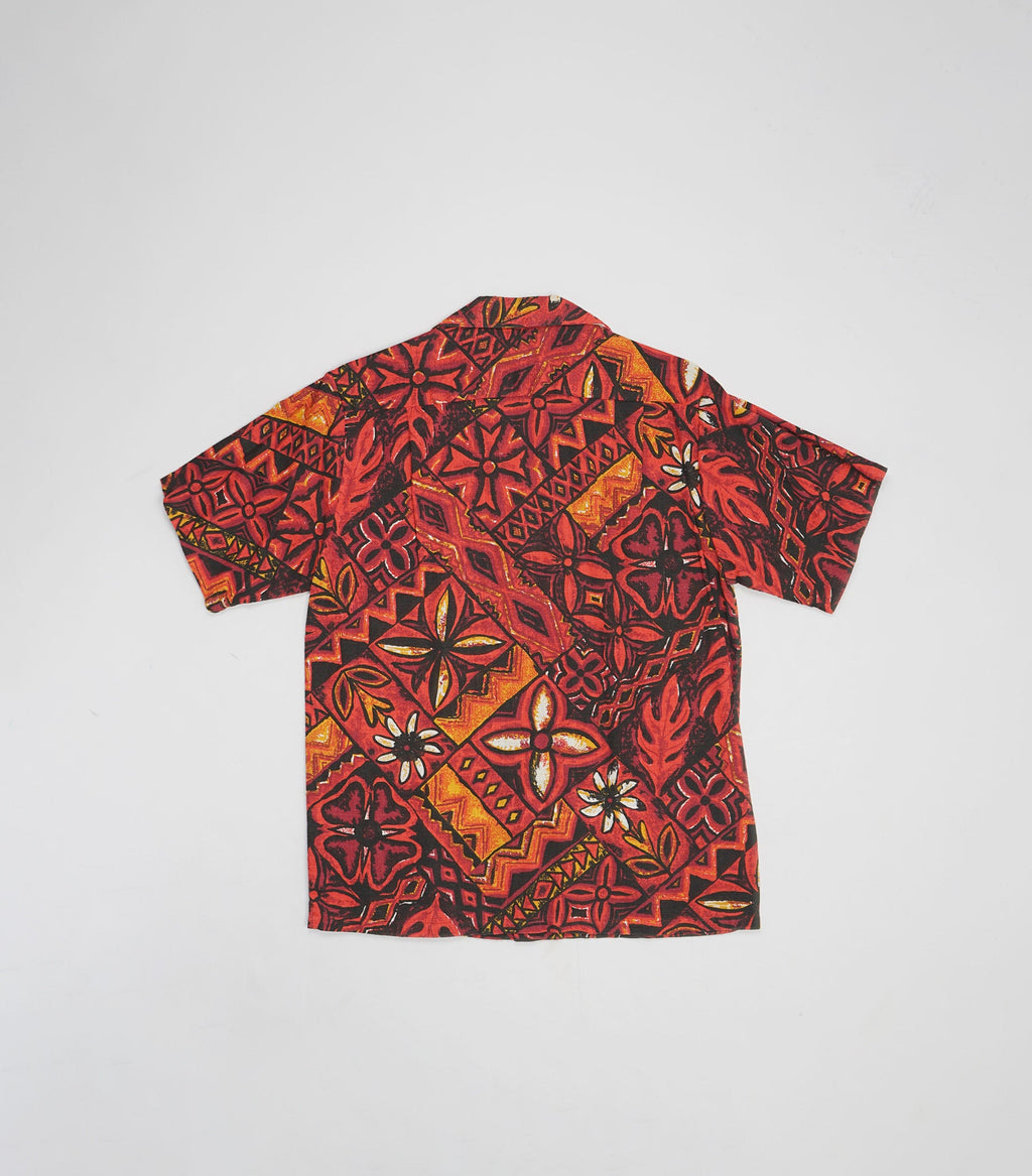1970's Cotton Patterned Shirt S/S