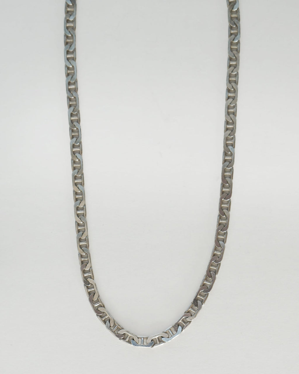 Silver Anchor Chain Necklace