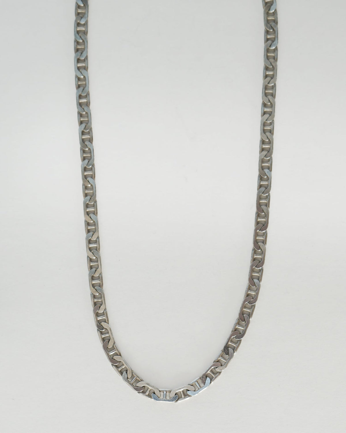 Silver Anchor Chain Necklace