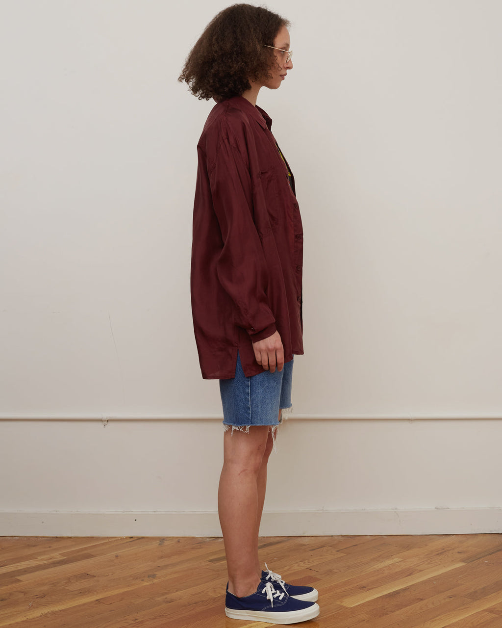 Silk Shirt Long Sleeve / Vivid