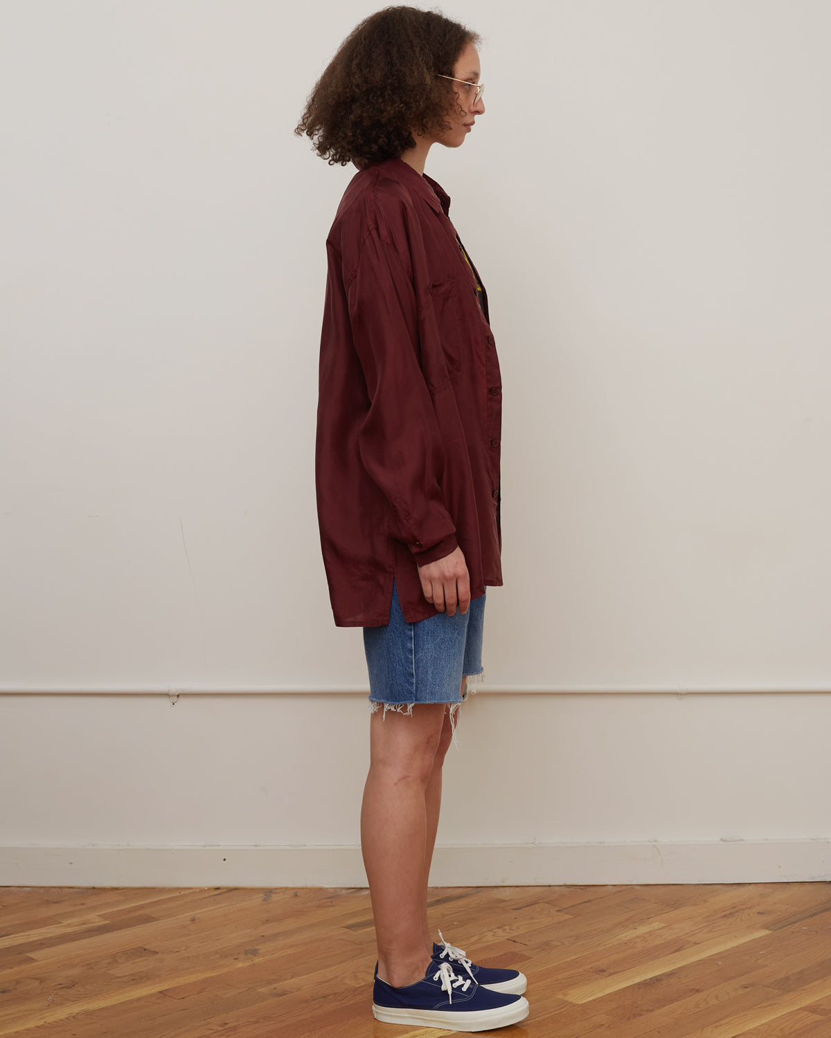 Silk Shirt Long Sleeve / Vivid