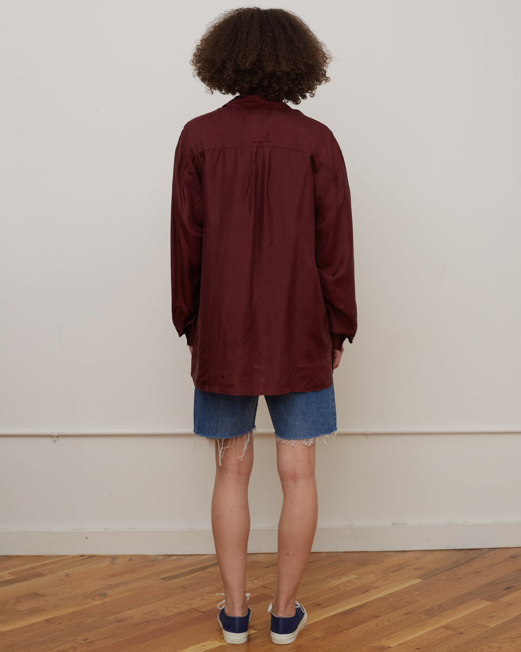 Silk Shirt Long Sleeve / Vivid