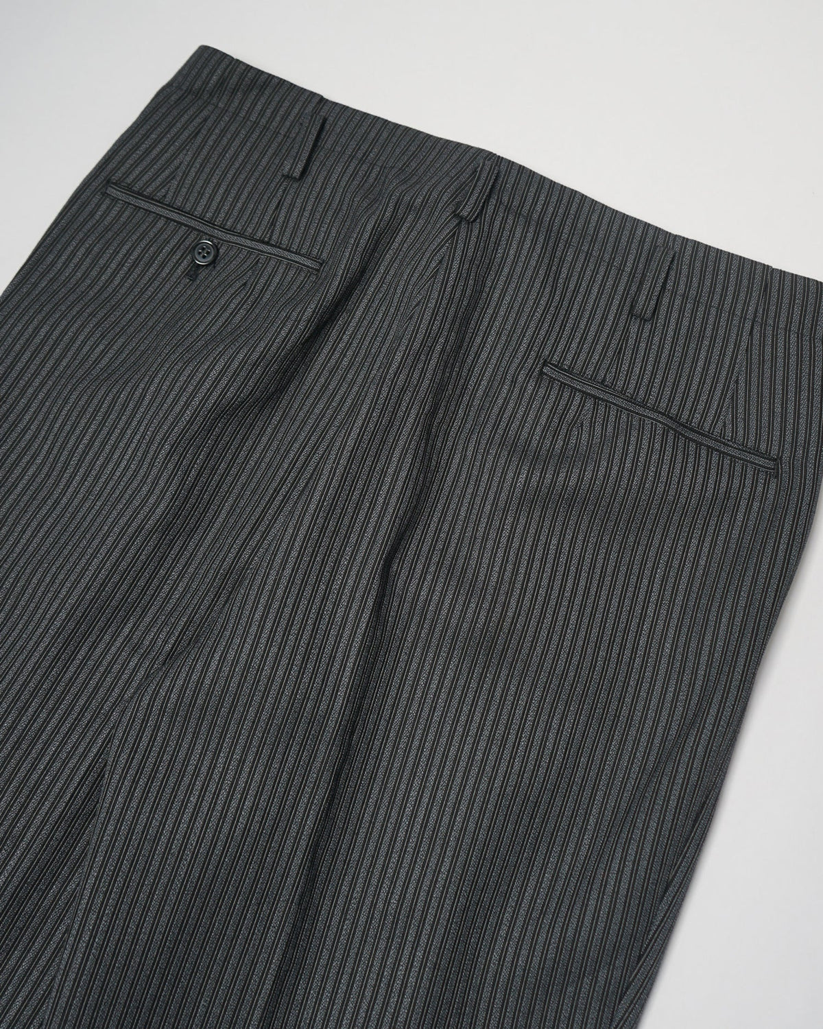 1960’s Stripe Wool Trousers / Size: 32